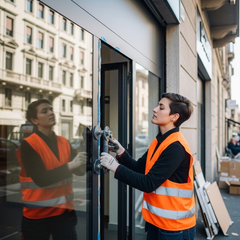 Sostituzione Vetrina Negozio Milano